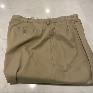 LL Bean men’s comfort waist Tan Pants